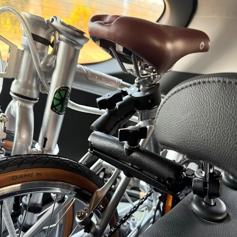 For Dahon Brompthon Bike Trunk Fixator Folding Fixed Bracket Storage Sturdy Stable Metal Bicycle Racks Bicycle Accessories