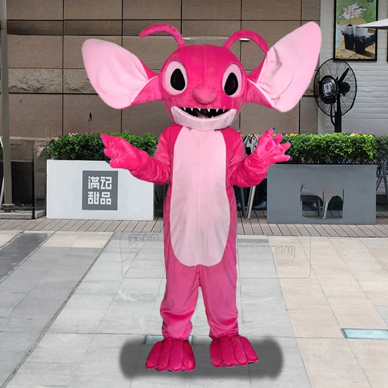 High Quality Blue  Lilo & Stitch Mascot Costume Fashion Cartoon Character Disney Animal carnival Clothing