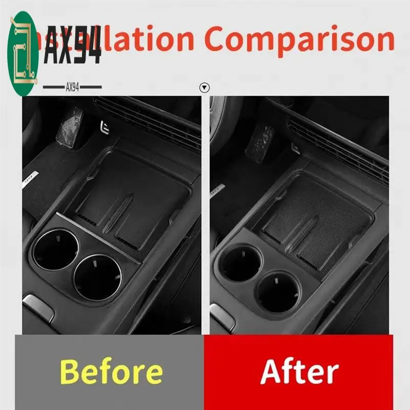 

AX94-Car Wireless Charging Silicone Pad Anti-Slip Water Cup Holder Insert Pad For Xpeng G6 2023 2024 Accessories