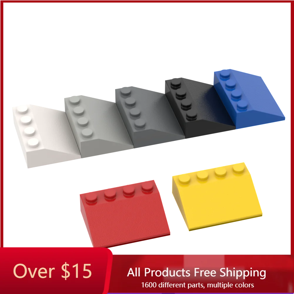 

10PCS MOC Particles 3297 3x4 for Building Blocks Bricks Bulk Model Educational Parts DIY Enlighten Bricks High-Tech Parts