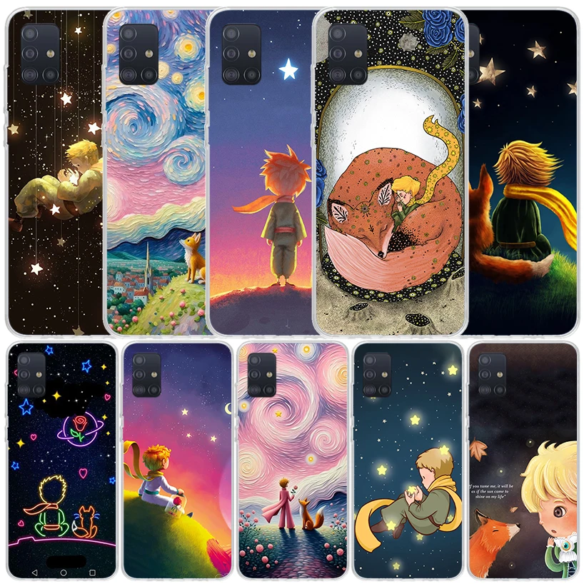 The Little Prince Fox Cartoon Phone Case For Samsung Galaxy A51 A50S A41 A40 A31 A30S A21S A20S A20E A11 A10S A71 A70 A6 A7 A8 A