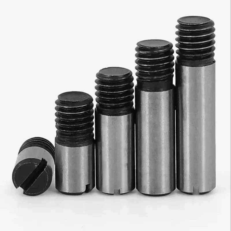 1/10 قطعة M4 M5 M6 M8 M10-M20 GB878 45 الصلب خارج الموضوع الصلبة وتد دبوس مشقوق رئيس تحديد المواقع لفة رمح