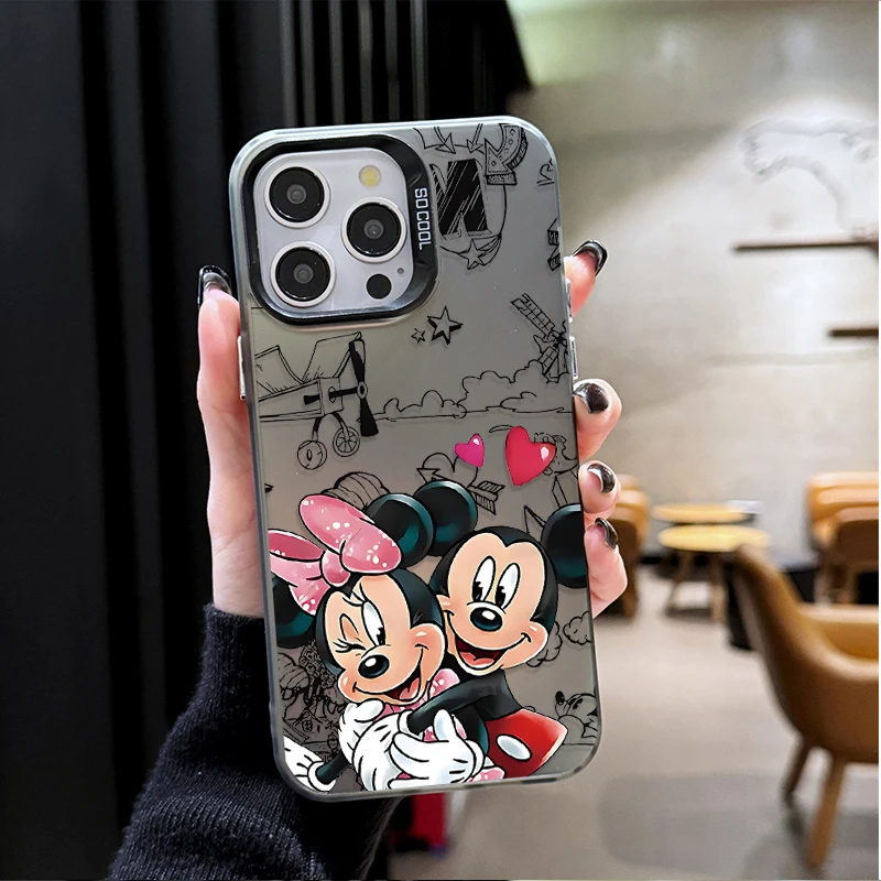 ديزني ميكي ماوس جراب هاتف لسامسونج غالاكسي S25 حافة S24 S23 S22 S21 S20 الترا زائد FE A56 A36 A26 ماتي غطاء الطباعة #5