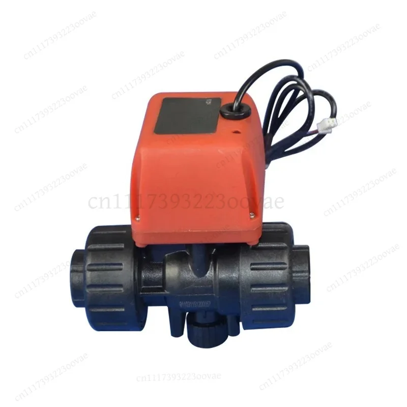 2Way Motorized UPVC Ball Valve AlkaliResistant OnOff 12.5S G1/2" 3/4" DC24V AC220V Pipeline Fluid Control Spare Accessories