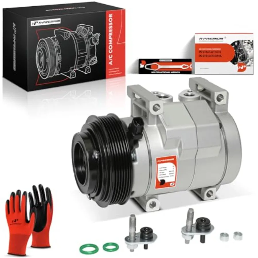 

Air Conditioner AC Compressor with Clutch for Jeep Grand Cherokee 2011-2016, Dodge Charger 2011-2013, Durango 2011-2015, Challe