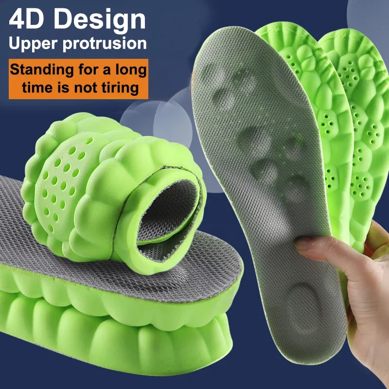 Einlegesohlen Hohe Elastizität Latex Sport Weiche Schuh Pads Arch Support Orthesen Einlegesohlen Atmungsaktive Deodorant Stoßdämpfung Kissen – Detail 7