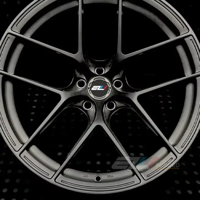 ForFactory Wholesale Forged Wheels Alloy 5x114.3 5x120 17 18 19 20 Monoblock Shiny Black One Piece for SUV Audi BMW Wheel
