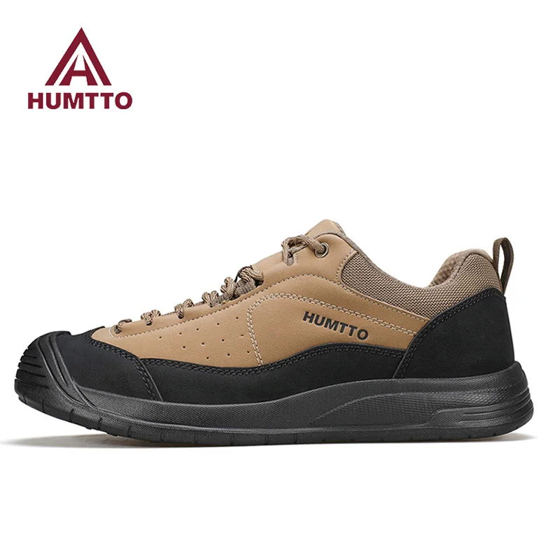 HUMTTO outdoor hiking shoes mesh sneakers leather trekking shoes women lightweight sports sneakers casual running tennis shoe