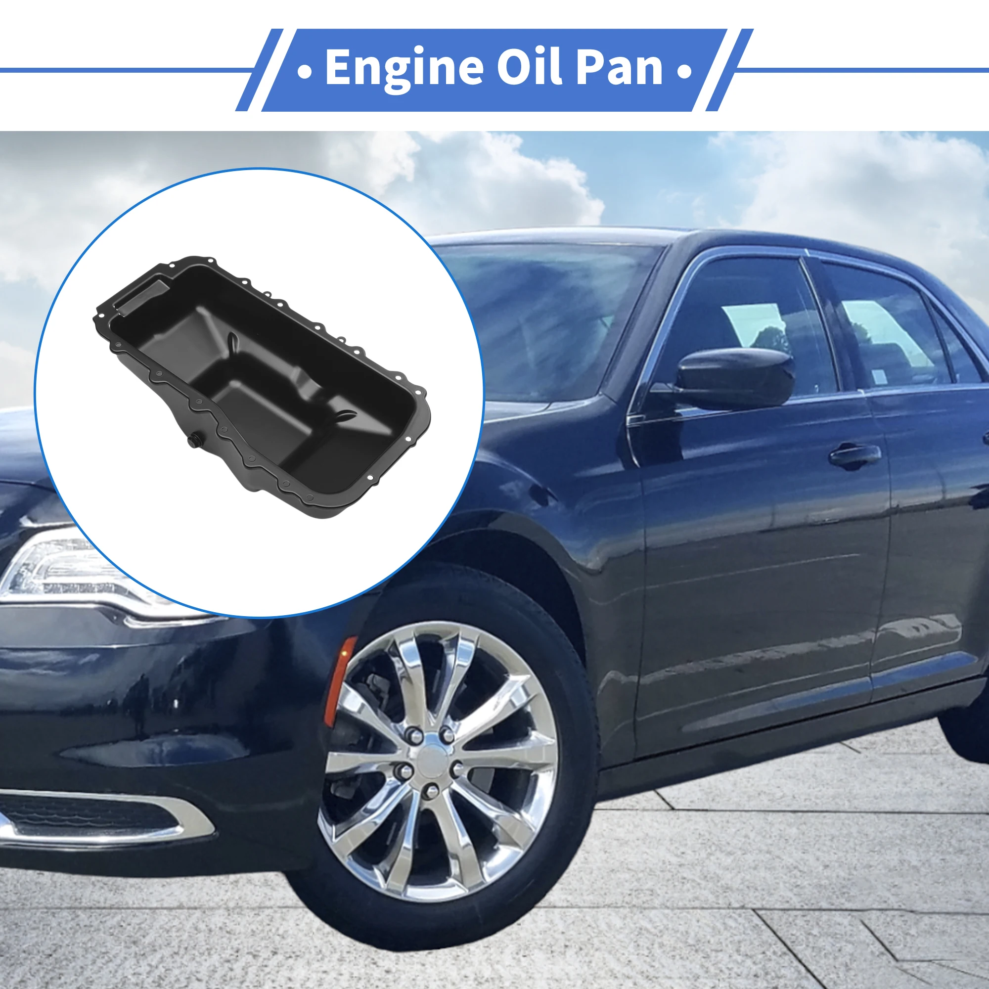 

UXCELL No.64205/5241062/4448889 Engine Oil Pan for Chrysler Imperial V6 3.3L 1990-1991