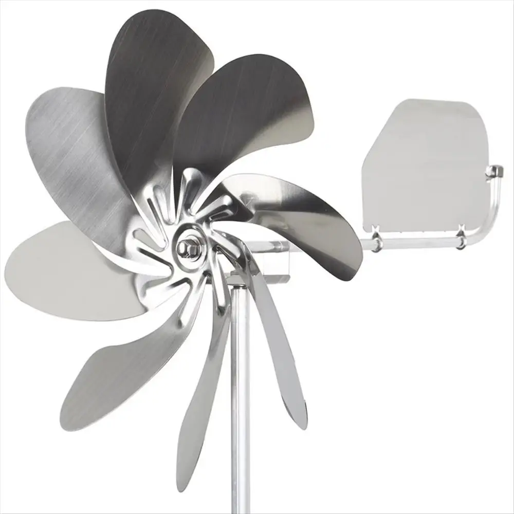 

Removable Stainless Steel Windmill Waterproof Ball Bearing Rotating Garden Pinwheels 360° Rotatable Rust-Proof