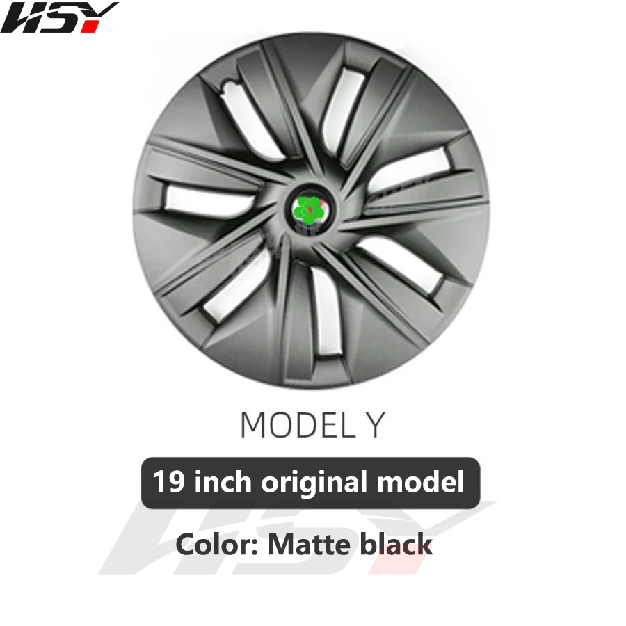 19 Inches Tesla Model Y Full Surround Hubcap The Original Car Mold ABS Material Hubcap