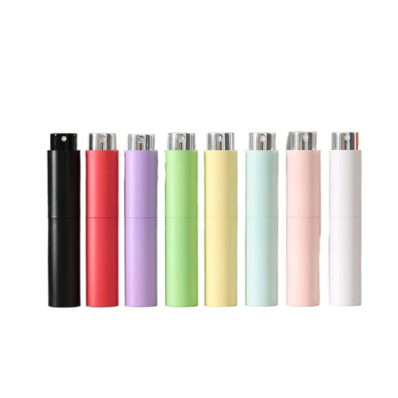 

10 мл вращающаяся бутылка Nozzle Macaron Color Telescopic Portable High-end дорожная бутылка с распылителем