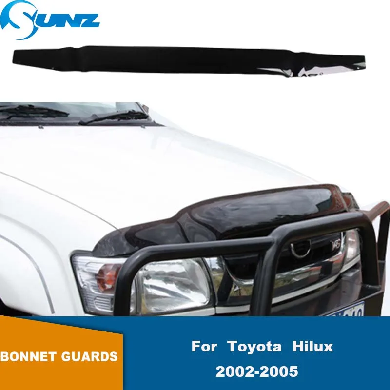 

Bonnet Guards For Toyota Hilux 2002 2003 2004 2005 Bug Shield Stone Bug Protector Front Hood Deflector Guard Bonnet Protector