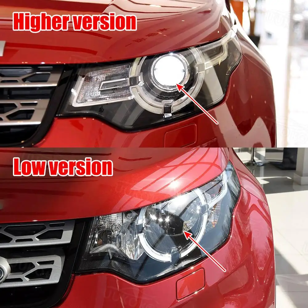 For Land Rover Discovery Sport 2015-2018 Headlight Base Headlamp House Car Rear Base Auto Headlight Lens Back House Auto Parts