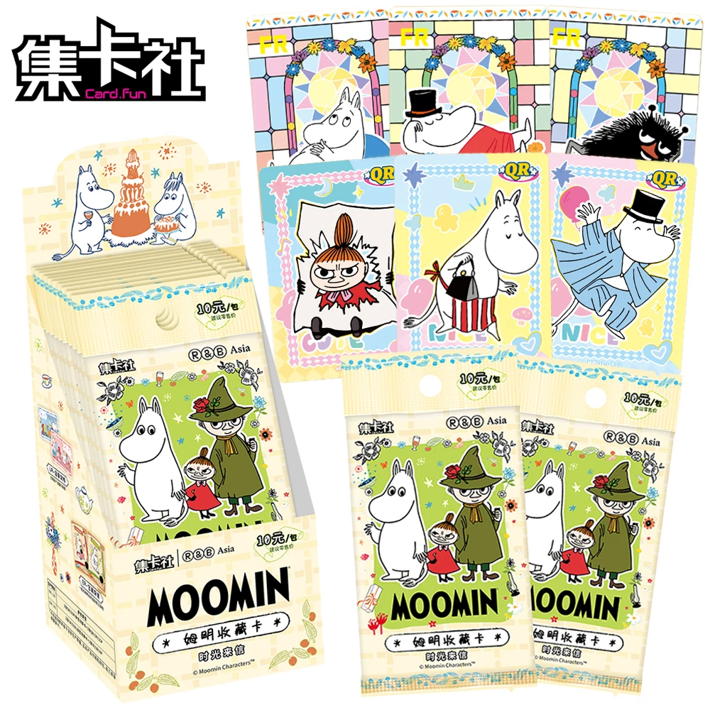 

CARD.FUN Genuine Moomin Collection Card Classic Character Colorful Portrait Series Cards for Boys and Girls Hobbies Gifts Toys
