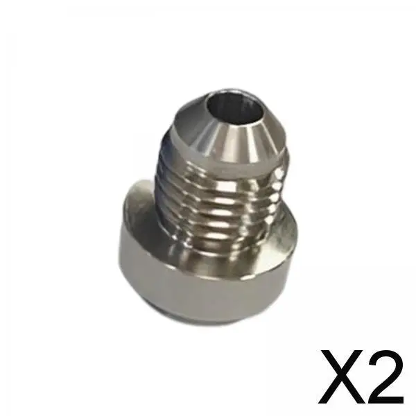 2xMale Billet Accessory Easy Installation Stainless Steel Male Weld on Fitting