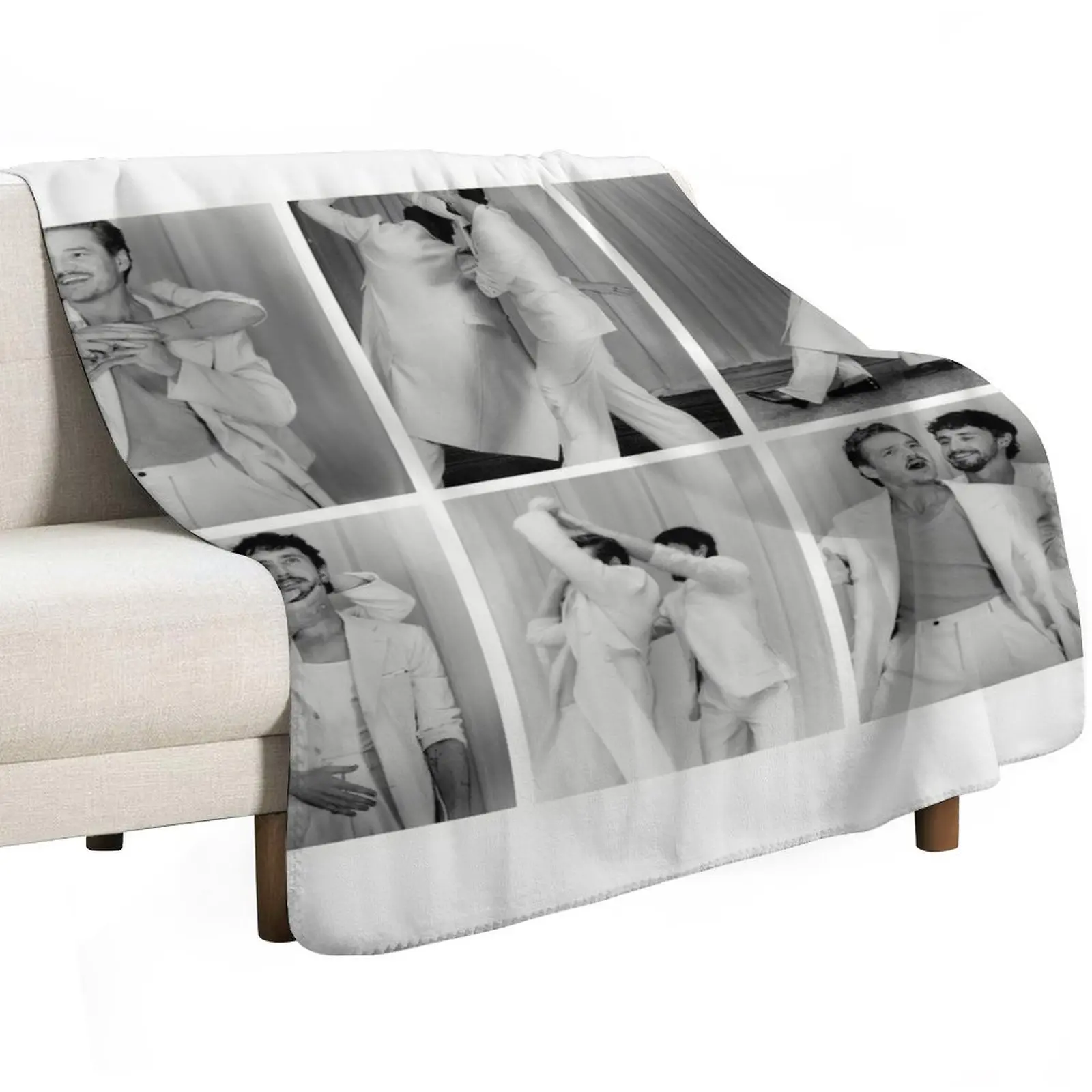 PEDRO AND PAUL COLLAGE Throw Blanket Sofa Quilt Travel blankets and throws Summer Luxury Throw Soft Plush Plaid Blankets
