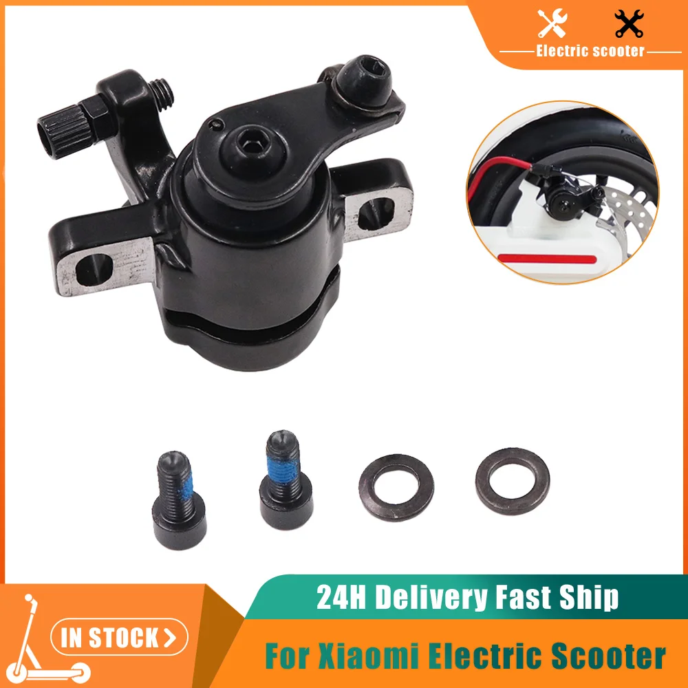 Aluminum Alloy Hydraulic Disc Brake Caliper Rear Wheel Brake for Xiaomi Mijia M365 Electric Scooter Disk Brakes Replacement Part