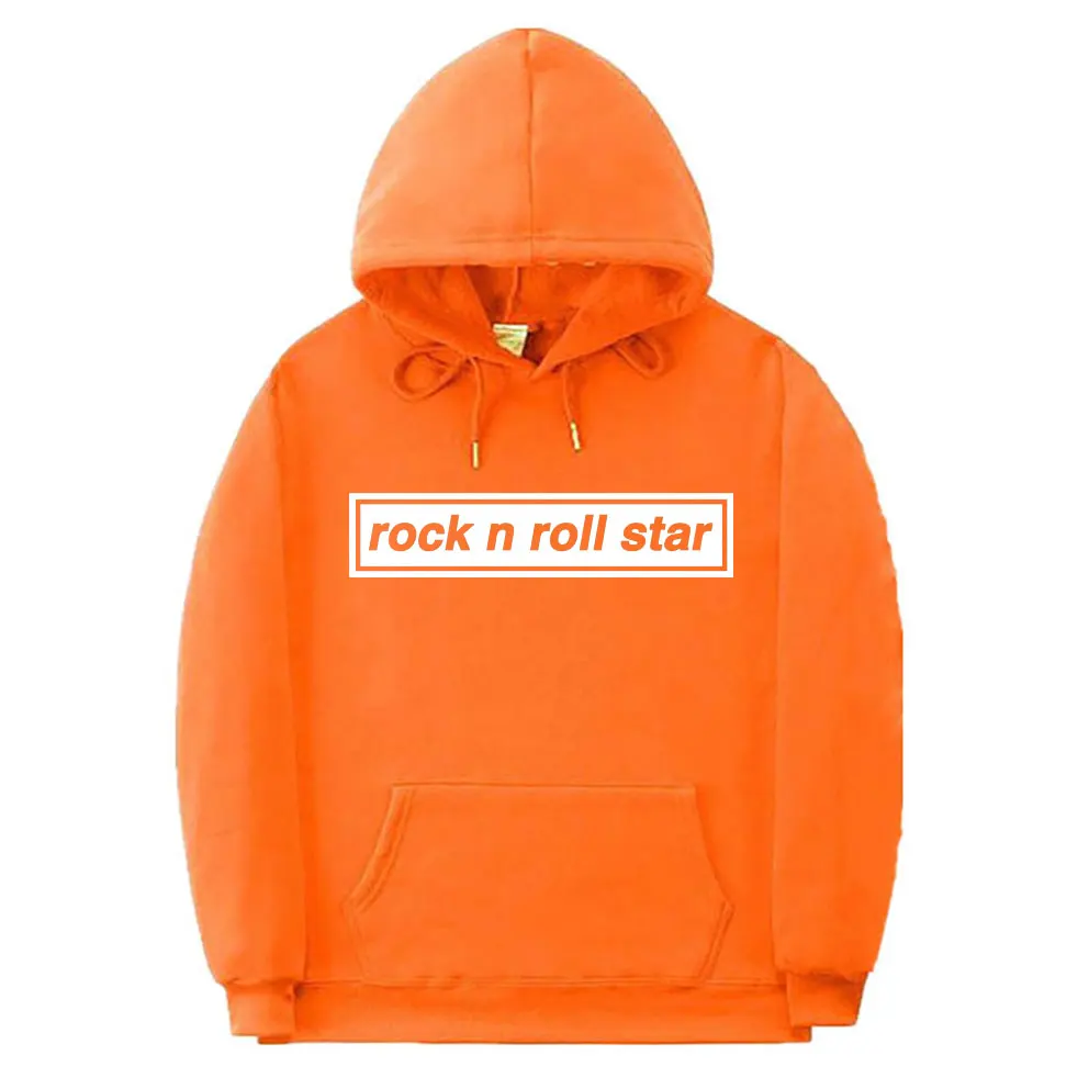 Rock N Roll Star Oasis Band Tribute In The 90s Print Hoodie Men\'s Vintage Loose Sweatshirt Men Women Fashion Oversized Hoodies