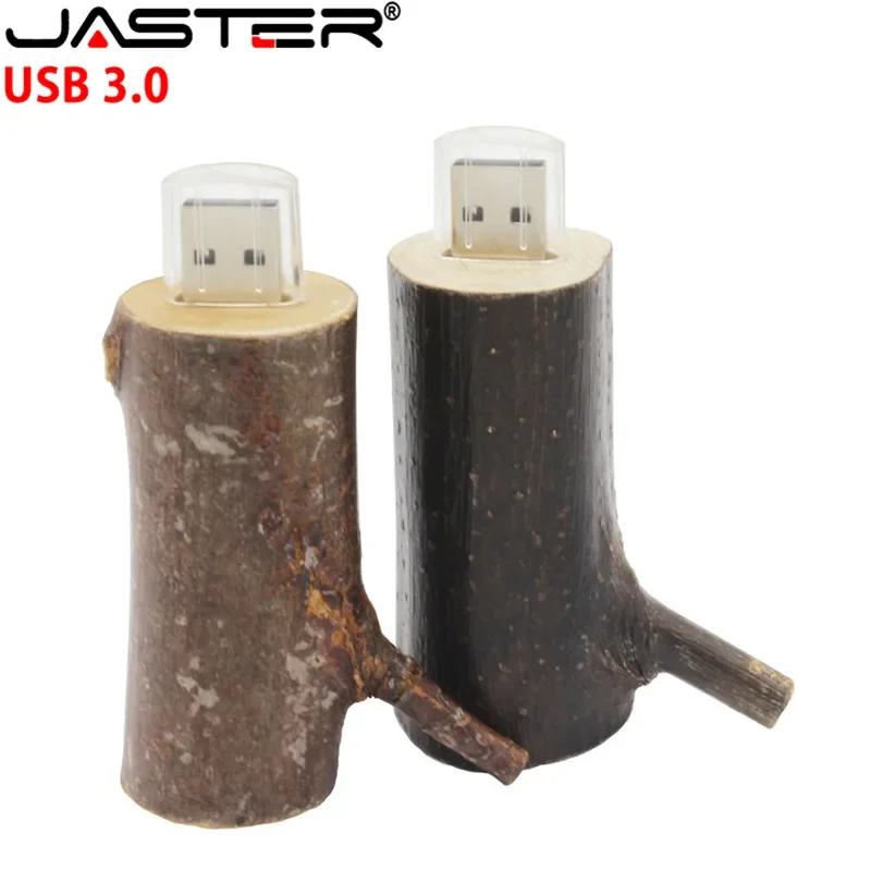 JASTER USB 3.0 novetly usb flash drive natural Wooden model tree branch memory stick pendrive 4GB 8GB 16GB 32GB thumb drive