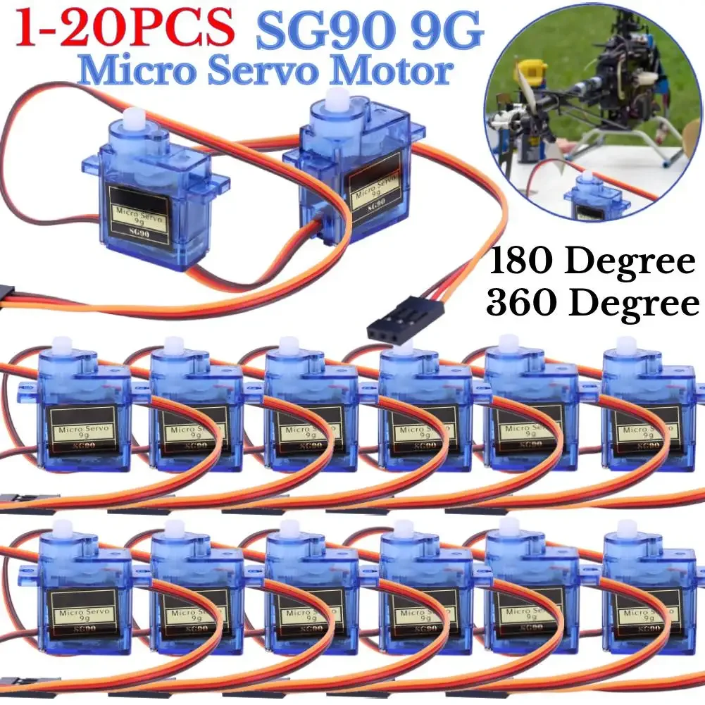 1-20PCS SG90 9G Mic…