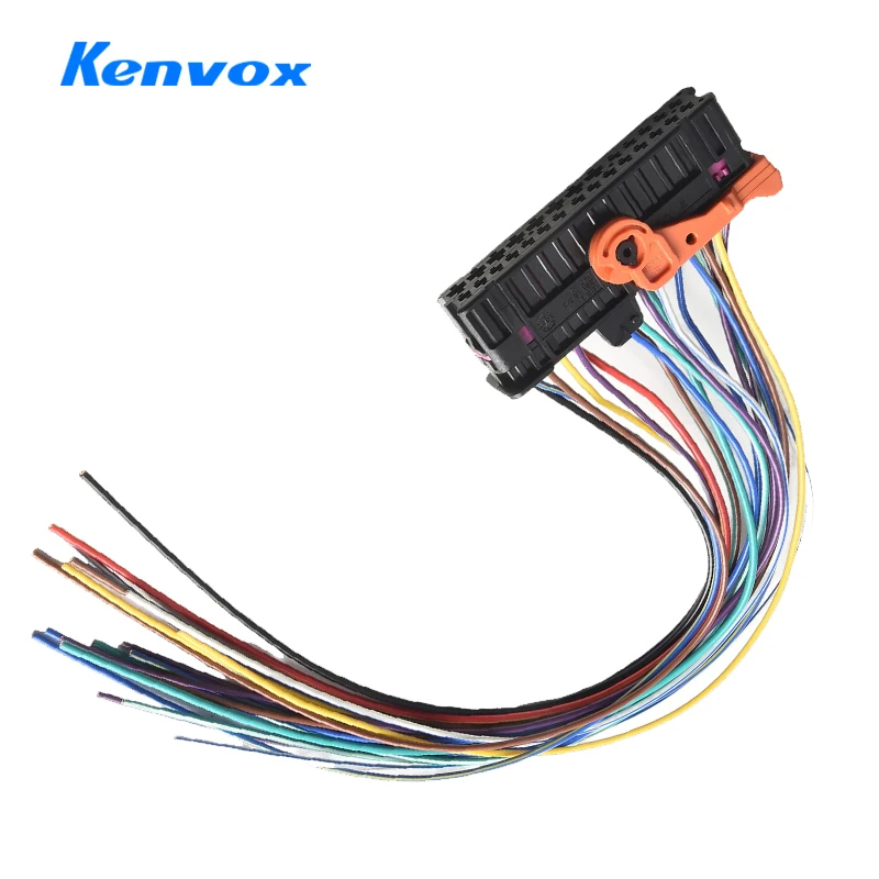 1SET Guard Against Theft Defensive Alarm Anti Theft 28-Pin Connector Wire Harness Rubber Coves 51277171,1510010,573065730,2321