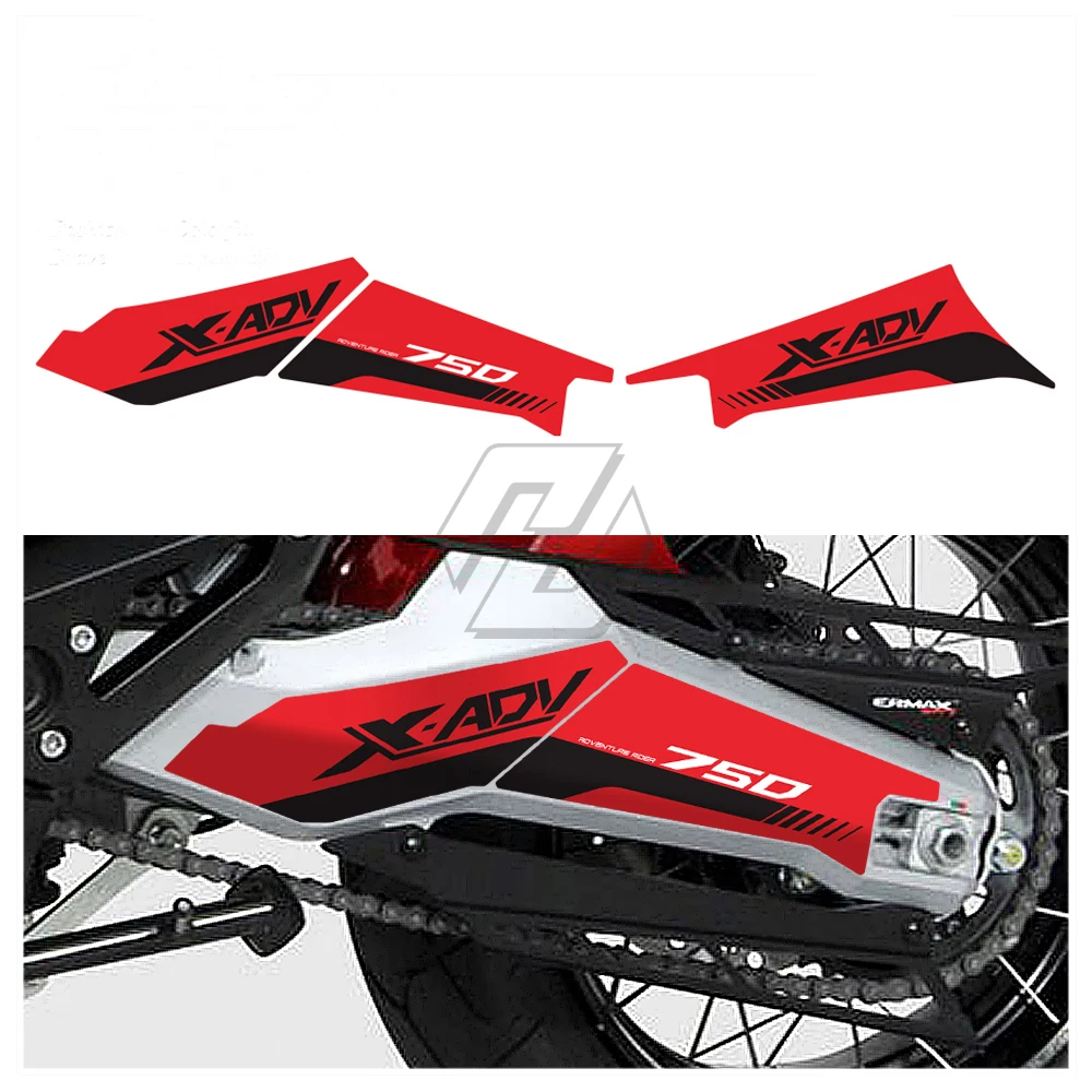 

For Honda X-ADV 750 2017-2020 Scooter Left/right Swingarm Decal Kit Anti-UV Sticker