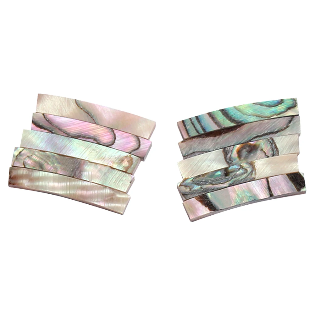 

10pcs Abalone Shell Purfling Strip Guitar Trim Binding Replacement for Guitar Mandolin Ukulele Banjo Repair Making Edge