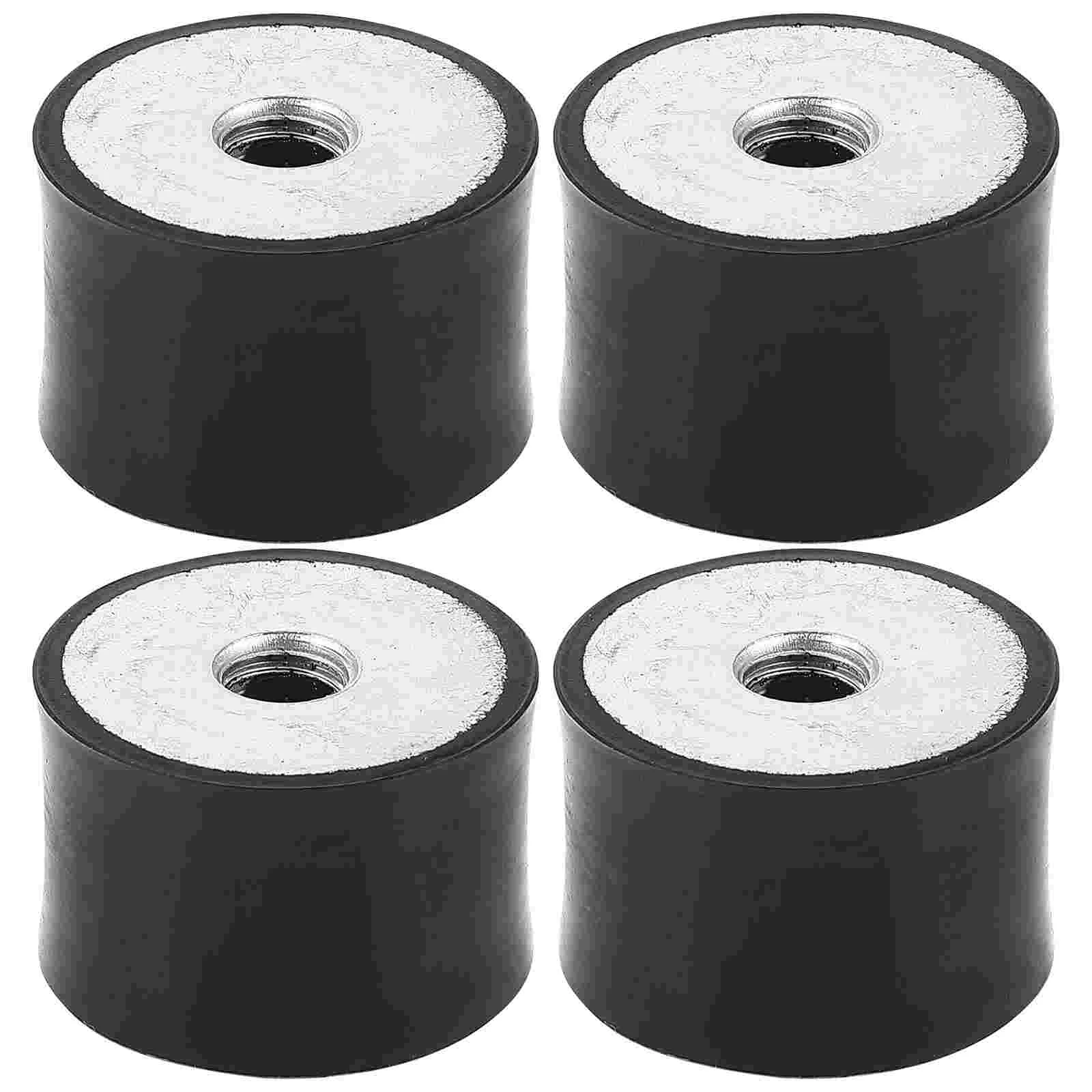 4 Pcs Air Compressor Shock Absorber Rubber Vibration Mounts Inner Wire Isolator