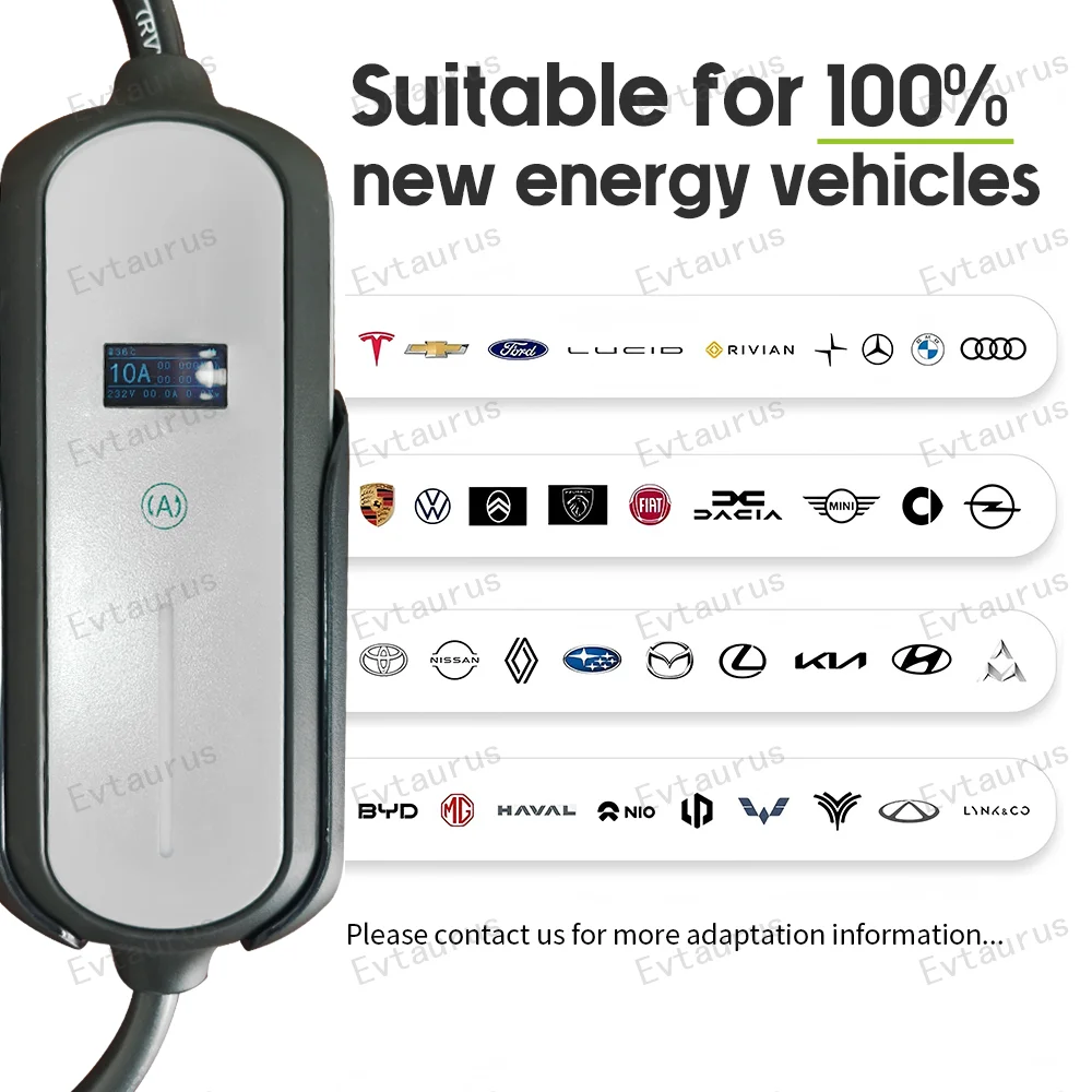 7 кВт однофазное портативное з – обзор и цена Ev Charger 7Kw Single Phase