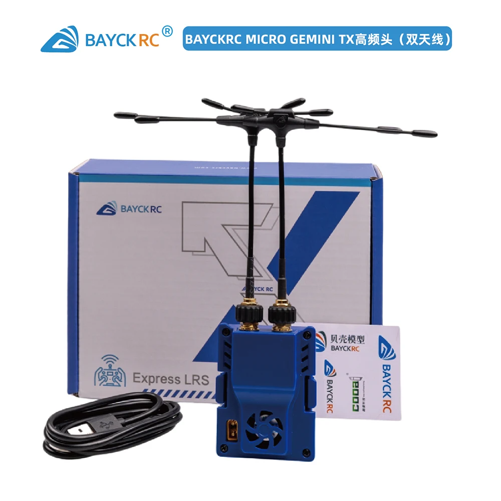 FyBAYCKRC Micro 900/2400 Dual Band GEMINI TX ExpressLRS Transmitter 868/915MHz/2400MHz