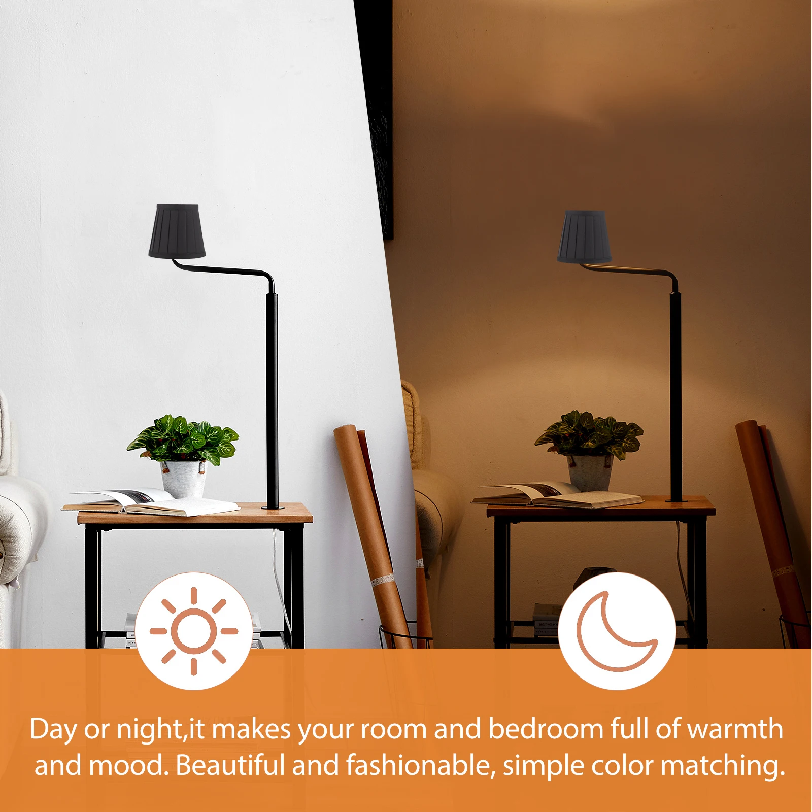 

Barrel Lamp Shade Cloth Ceiling Light For Wall Bedside Lamp Dustproof Cover Vintage Style Table Desk Lampshade Clamp Design