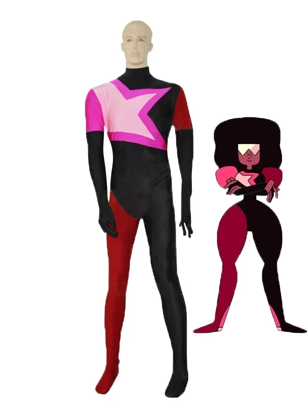 Garnet Zentai Cosplay traje para mulheres, terno de Halloween, adultos, meninas, fêmea, universo, bodysuit de festa, novo