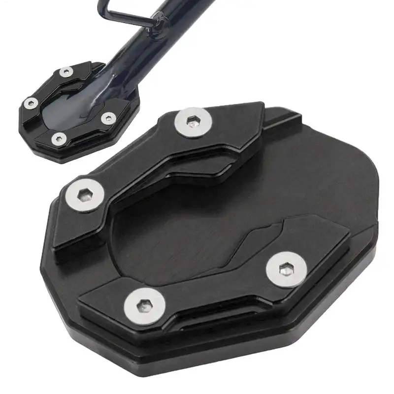 

Motorcycle Accessories CN C Foot Side Stand Pad Kickstand Enlarger Support Extension Plate Extender Foot Side Stand For Street