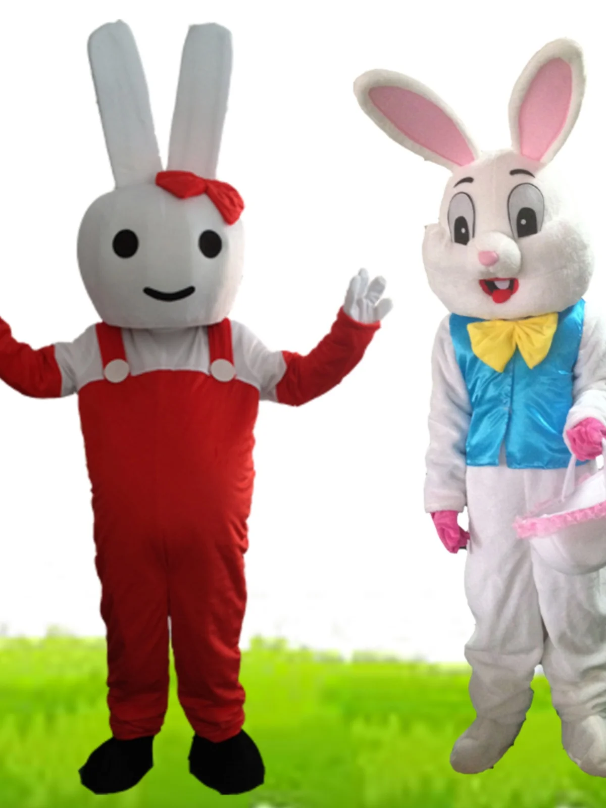 

New Adult Character Easter Rabbit Mascot Costume Halloween Christmas Dress Full Body Props Outfit Mascot Costume