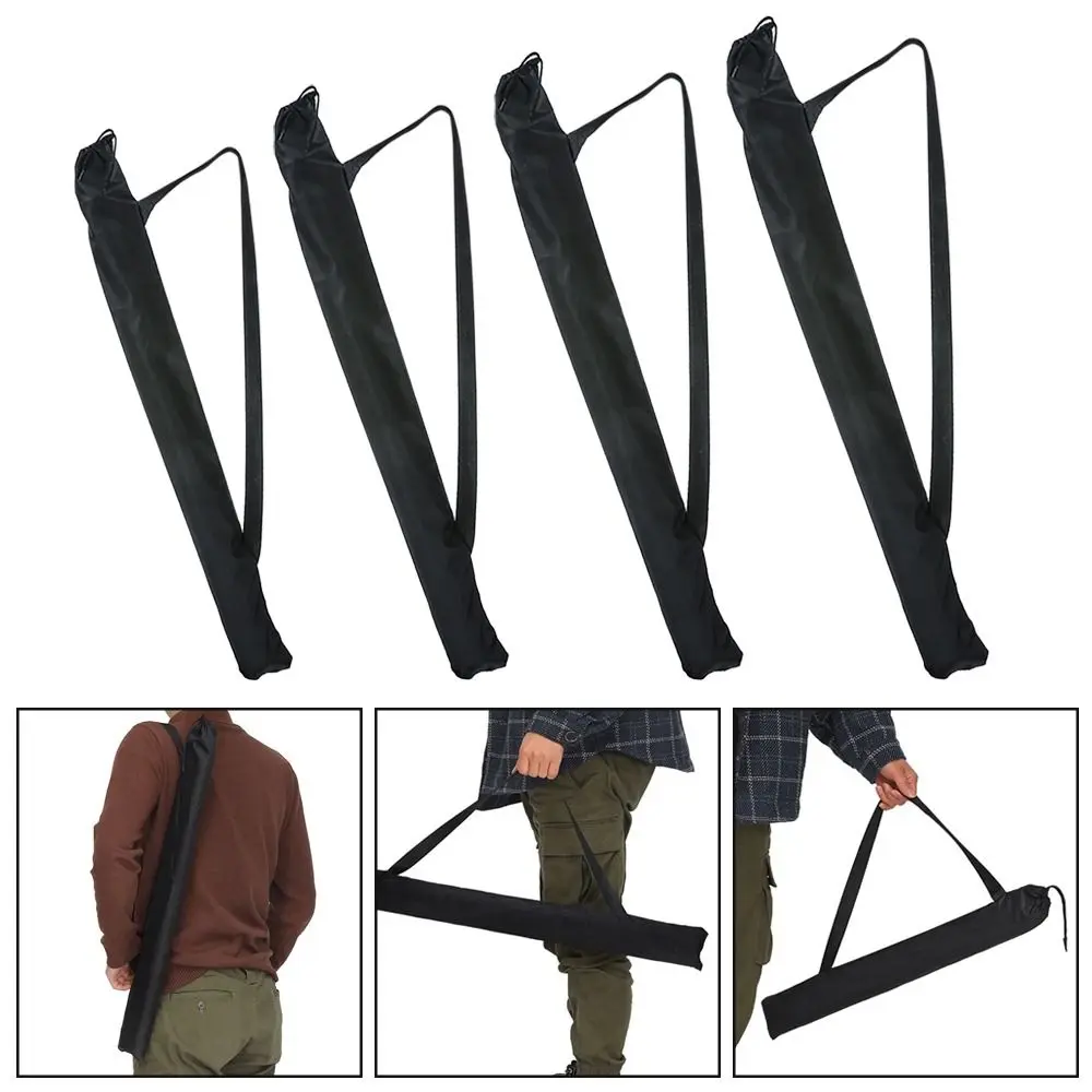 Picture 3: Fishing Rod Bag With Shoulder Strap Umbrella Storage Bag Foldable Black Sticks Holder Anti-Dust Protective Covers Outdoors
