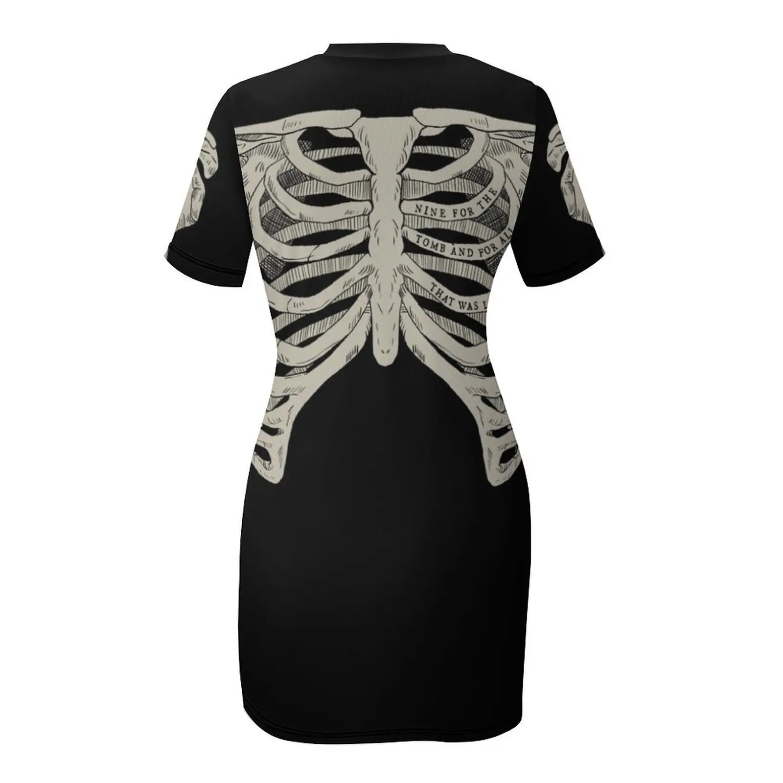 The Locked Tomb - Ribcage Short-Sleeved Dress prom dresses 2025 women's clothing korea stylish long dress women summer Dress