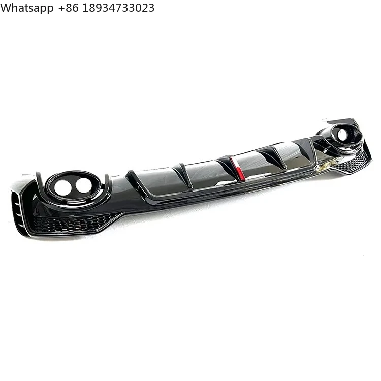 

Диффузор заднего бампера из черного ABS-пластика с LED-подсветкой для RSQ3/SQ3/Q3, комплект обвеса 2022 года