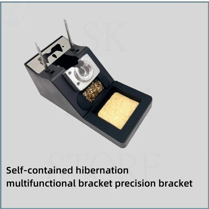 For C210/C245 Handle Holder Electric Soldering Iron Stand Holder Metal Support Station With Solder Sponge Soldering Iron Frame