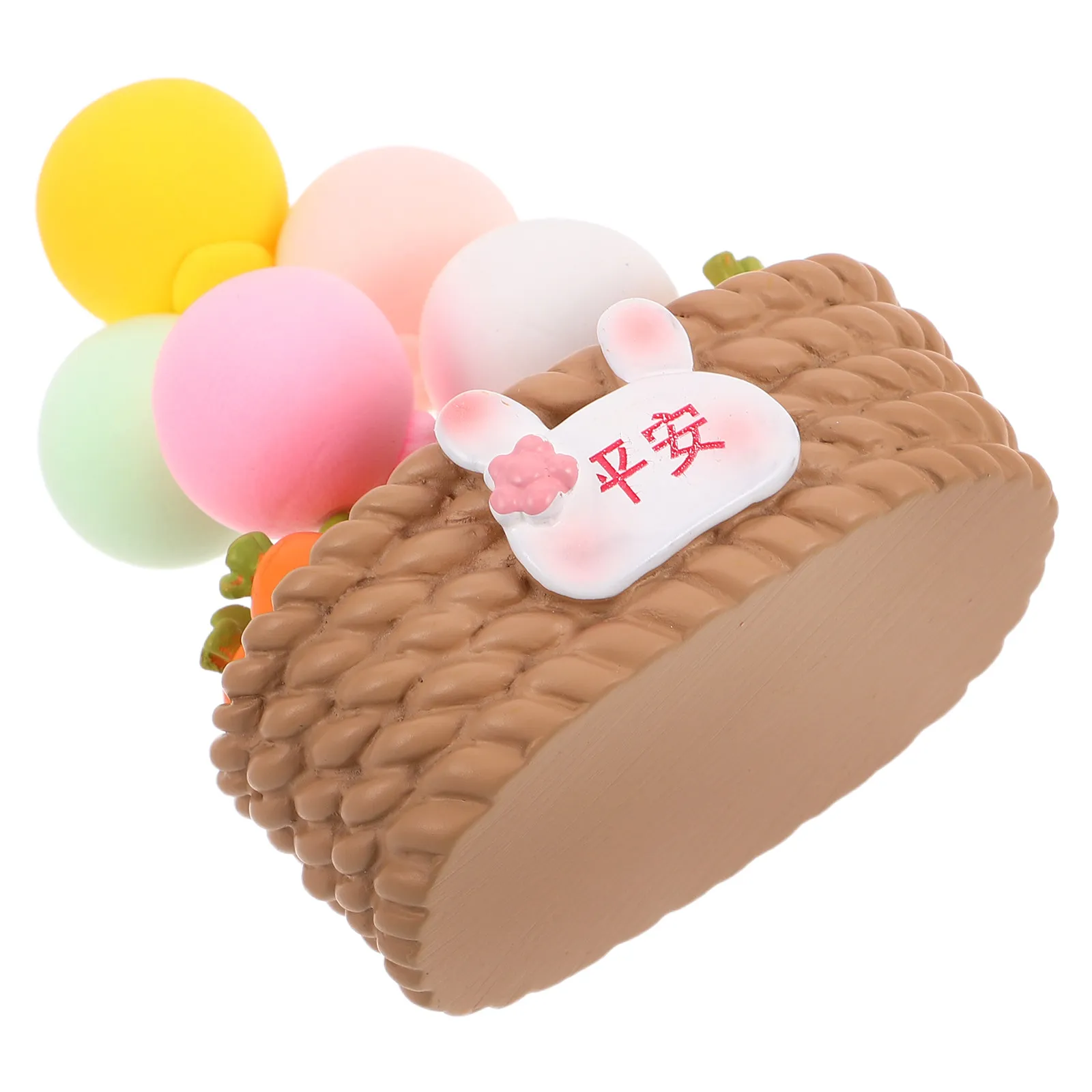 

Cute Car Ornament Resin Balloon Basket Decor for Dashboard Interior Vehicle Decoration Adds Whimsy and Charm to Your Drive
