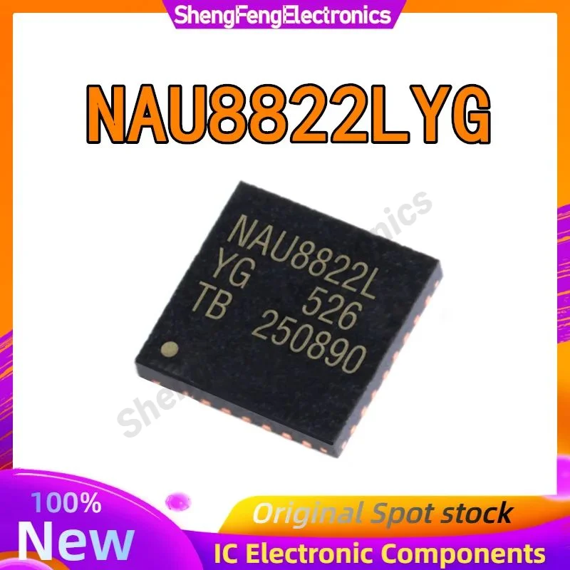 

5PCS New Original NAU8822L NAU8822LYG QFN-32 Chipset in stock