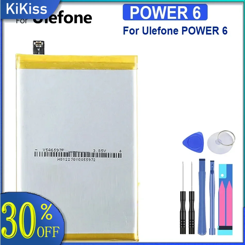 

Аккумулятор мобильного телефона 6350 мАч для Ulefone Power 6 POWER6, 6,3 дюйма