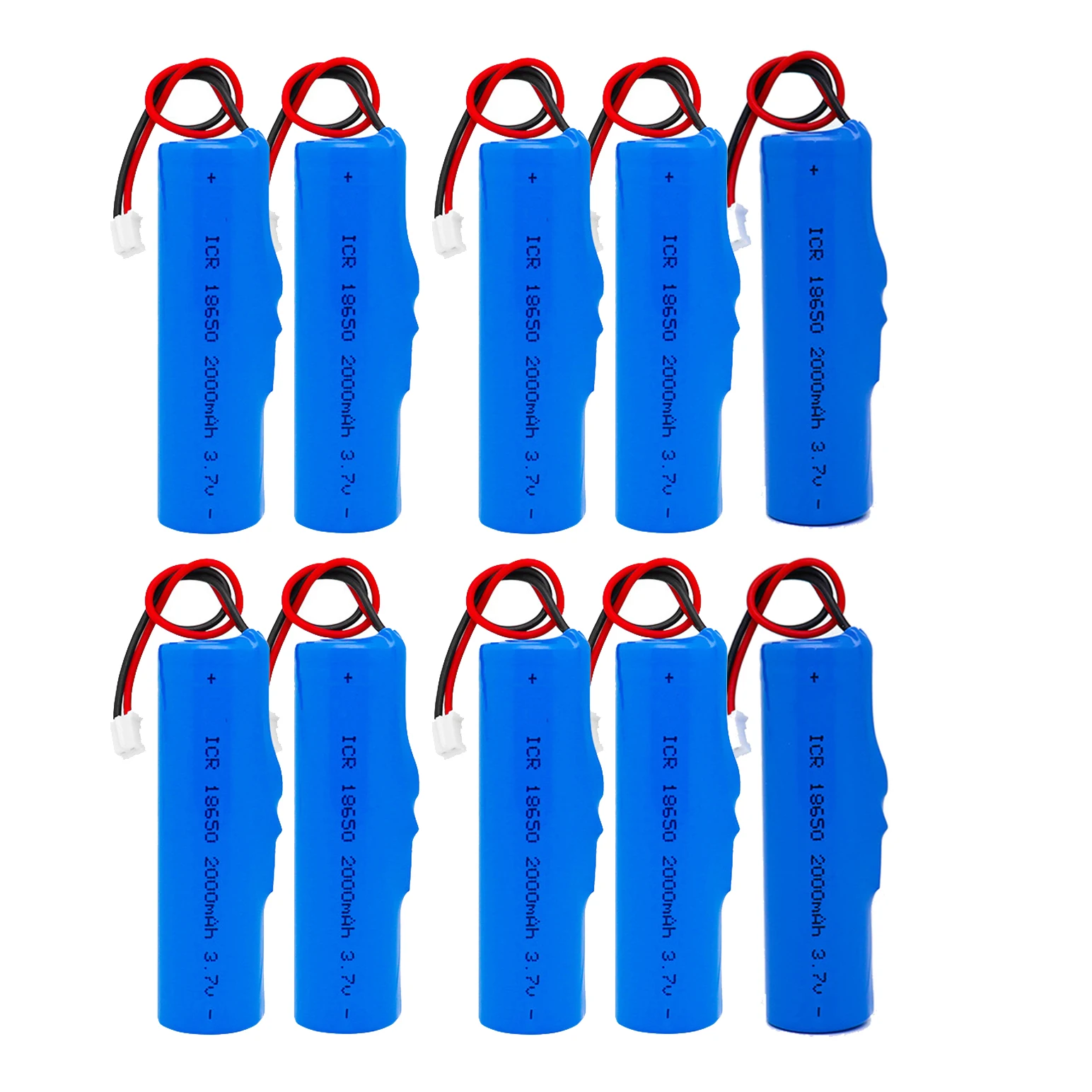 3.7v 2000mAH Bateria recarregável 18650 Li-ion com bateria PCB PH2.0-2P