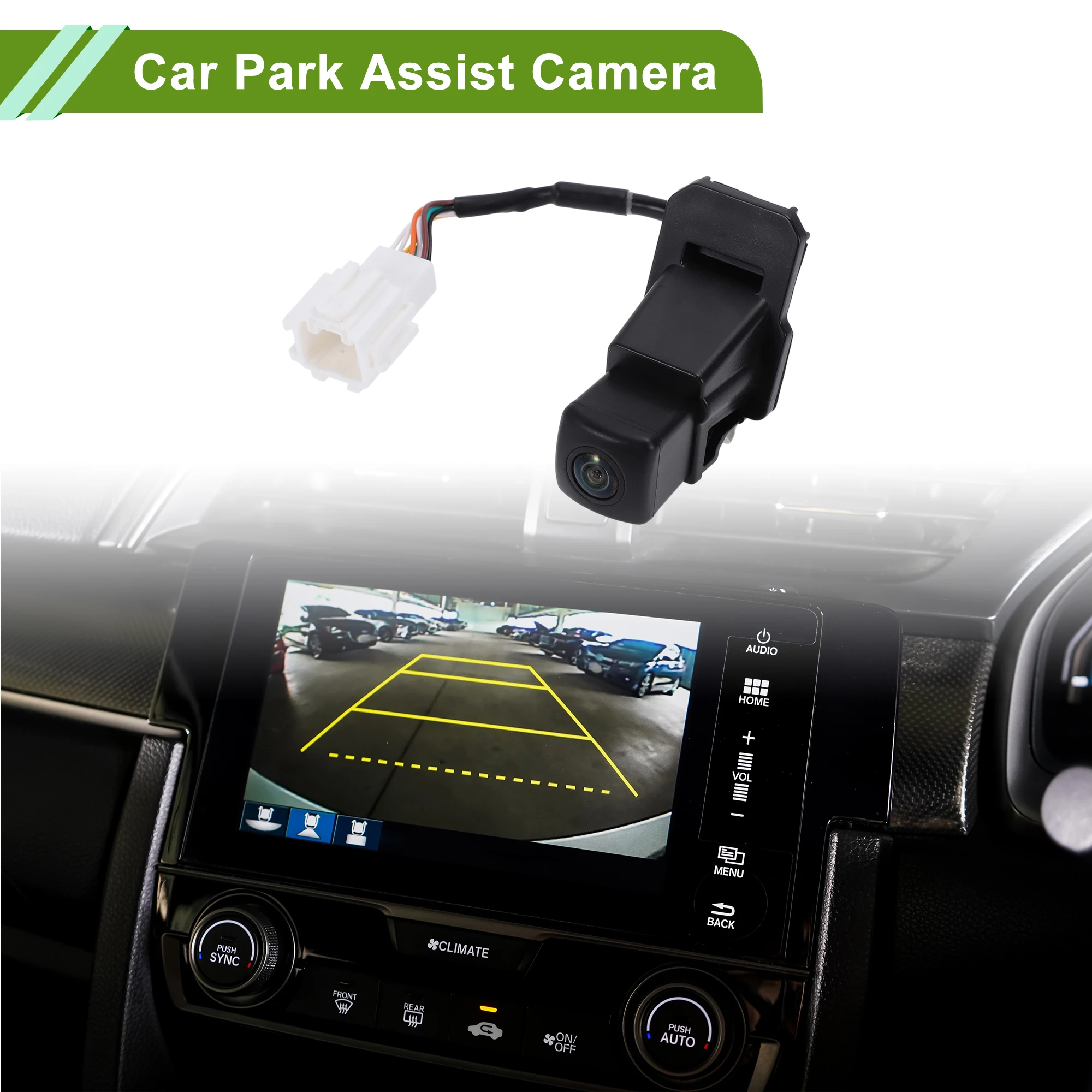 UXCELL Car Camera Rear View Backup Reverse Camera for Honda HR-V 2018 No.39530-T7A-A01