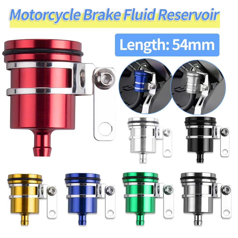 Aluminum Alloy Motorbike Rear Front Clutch Tank Clutch Tank Oil Fluid Cup Brake Fluid Reservoir Universal Motorbike Accessories