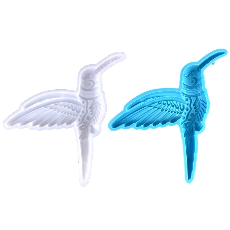 R3MC Silicone Mold Hummingbird Shape Pendants Epoxy Resin Molds for DIY Epoxy Resin Crafting Mould Jewelry Making Crafts