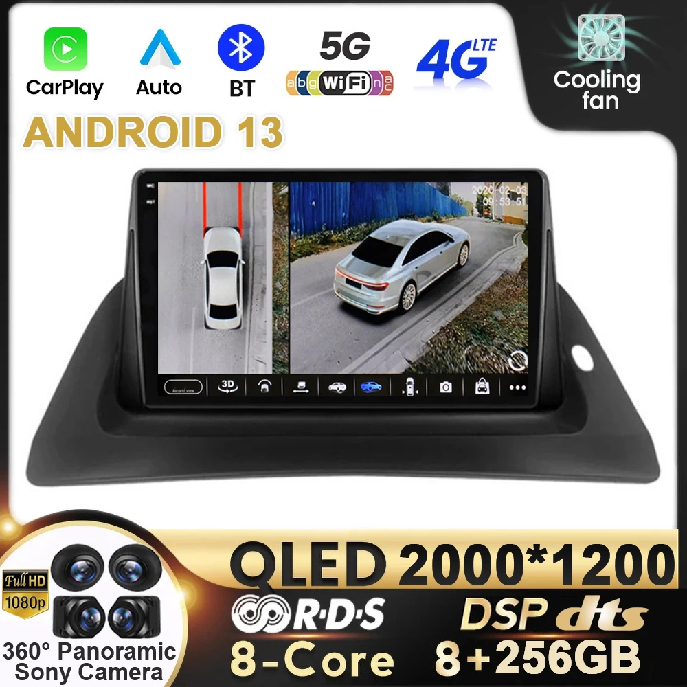 

Android 13 For Renault Kangoo 2015 - 2018 Car Radio Multimedia Video Player Wireless Auto 4G WiFi QLED Carplay DSP NO 2din DVD