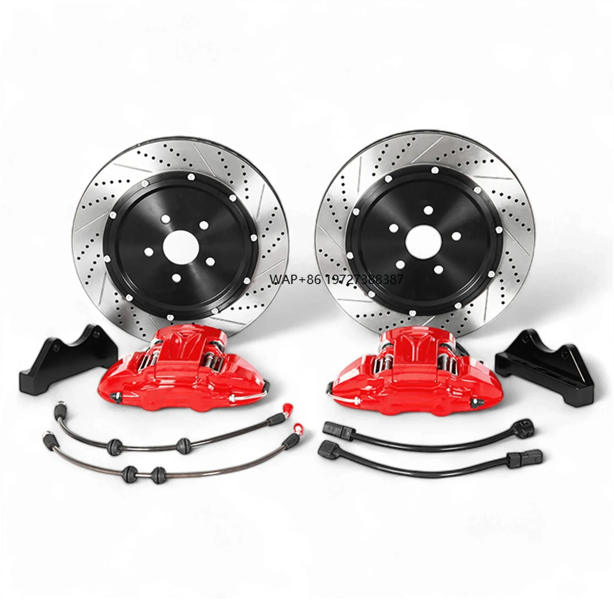 

Icoh Racing 4 Pot Rear Custom Caliper Kit 355 * 28mm 380 * 28mm Brake Disc Pad New Condition Compatible F22 GTR E36 E90 EG6