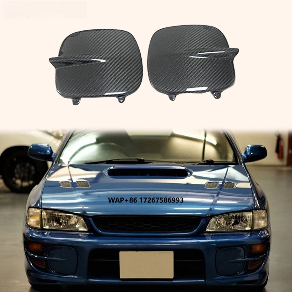 

For GC8 GF WRX STI 1998-00 Carbon Fog Light Cover Panel