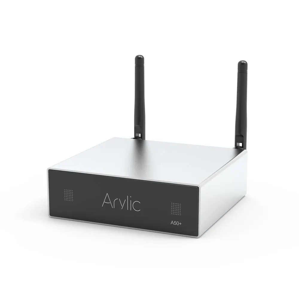 Arylic A50+ Audio Amplifier WiFi and Bluetooth Compatible HiFi Stereo Class D Digital Multi-Room Smart Amplifier